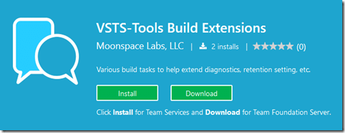 VSTS-Tools Build Extensions